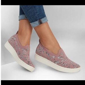Skechers Arch Fit Slip On Sneakers Knit Mauve Pink Casual Comfort‎ Shoes